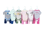3Pcs 2Bodysuit Pant Set